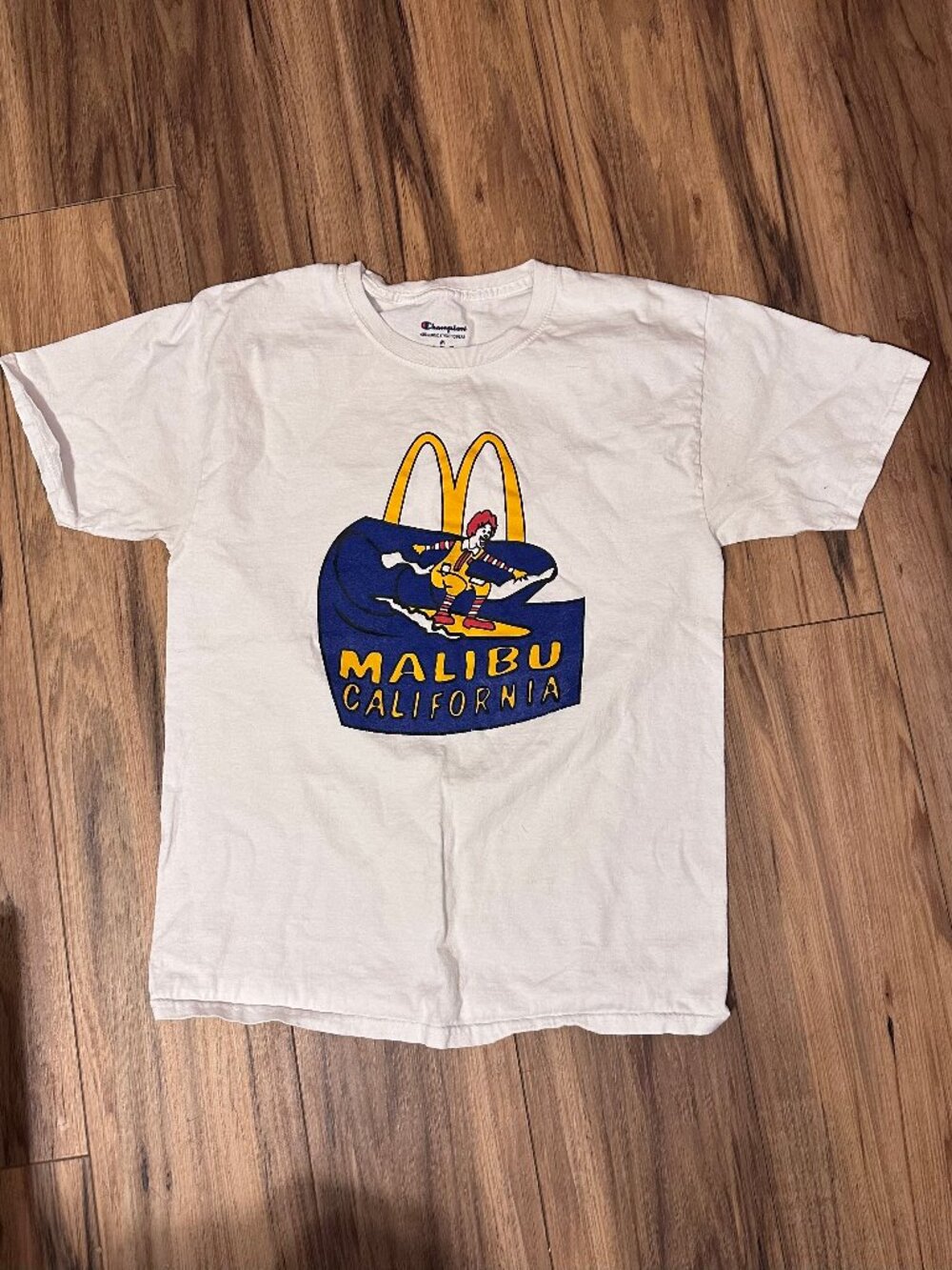Champion McDonald's Malibu t-shirt- size medium